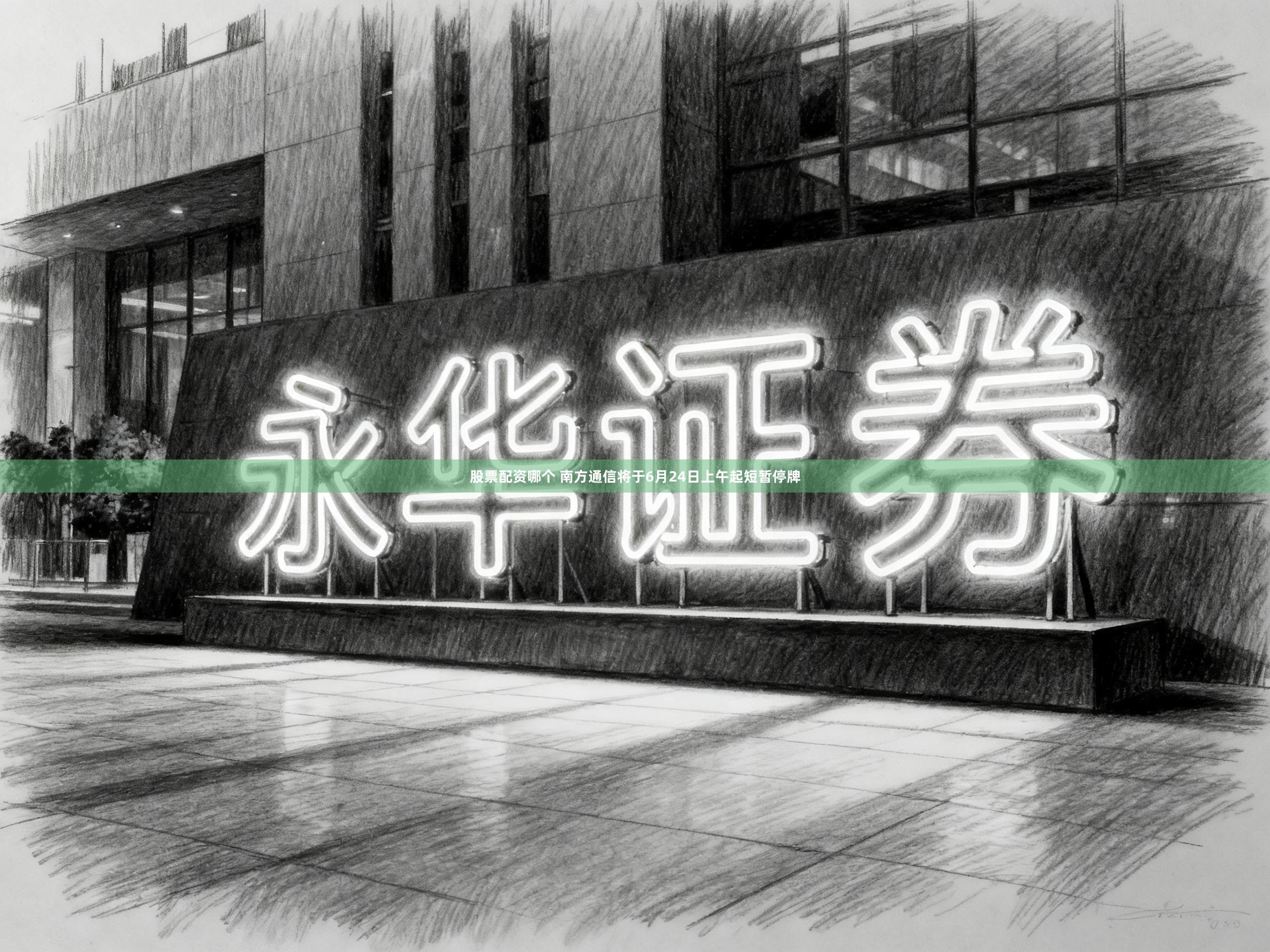 股票配资哪个 南方通信将于6月24日上午起短暂停牌