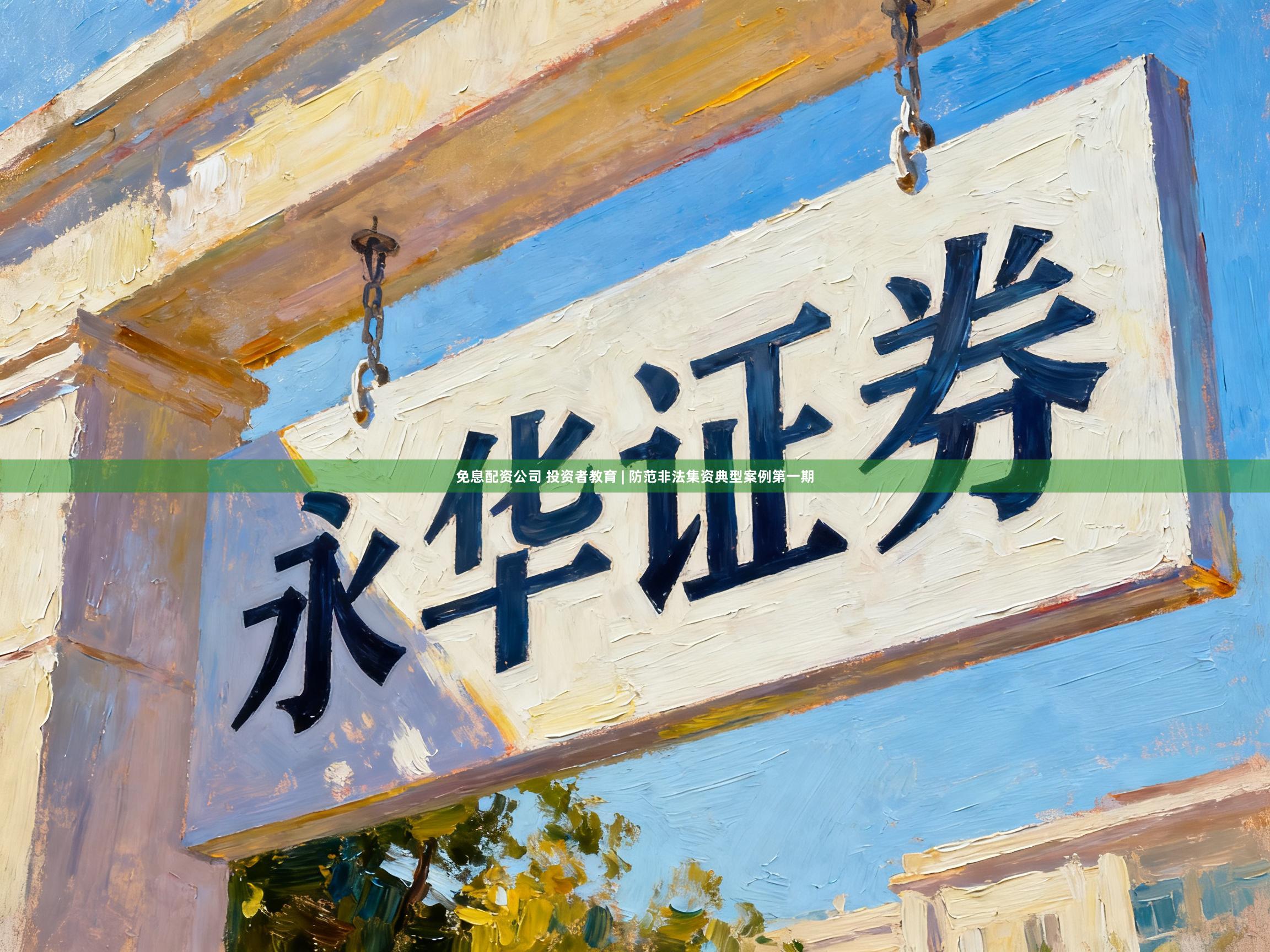 免息配资公司 投资者教育 | 防范非法集资典型案例第一期